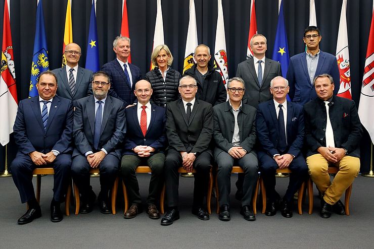 Gruppenfoto des Präsidiums von EURORAI