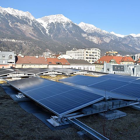Photovoltaik Anlage auf dem Landhaus zwei