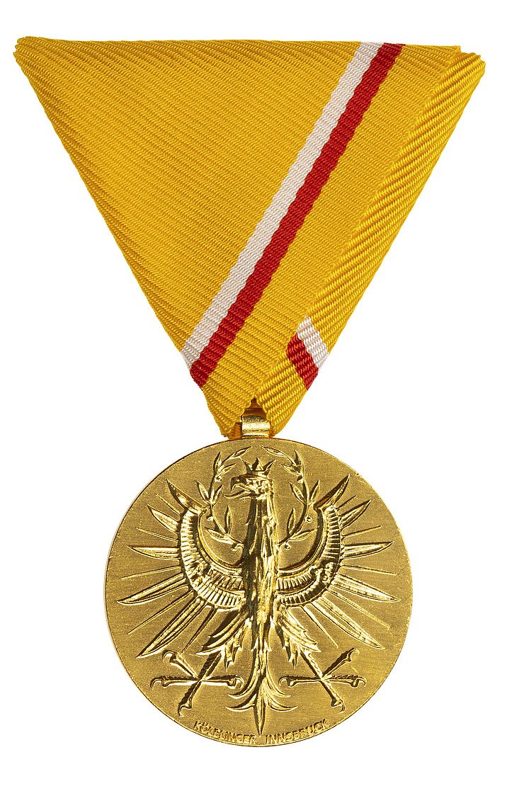 Medaille für 50 jährige Tätigkeit im Feuerwehr und Rettungswesen