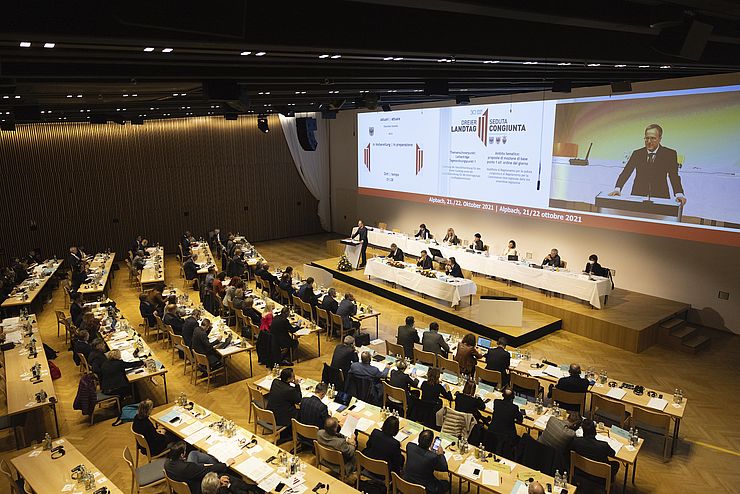 Der vergangene Dreier-Landtag fand im Oktober 2021 im Congress Centrum Alpbach statt.