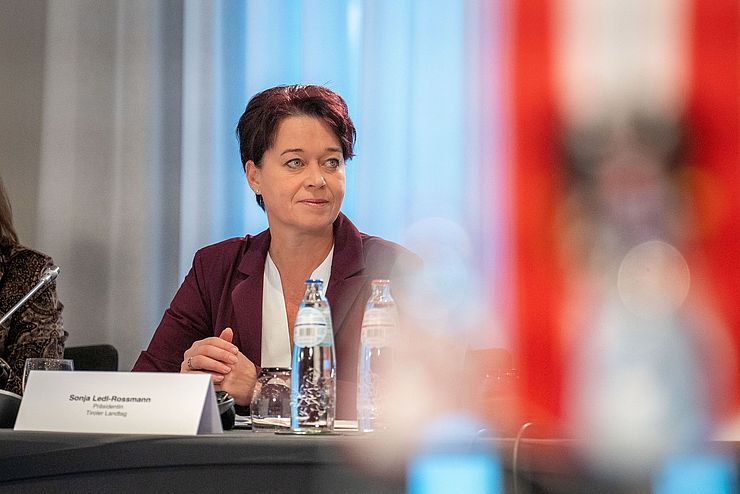 LTPin Sonja Ledl-Rossmann nahm als Vertreterin von Tirols Landesparlament teil.