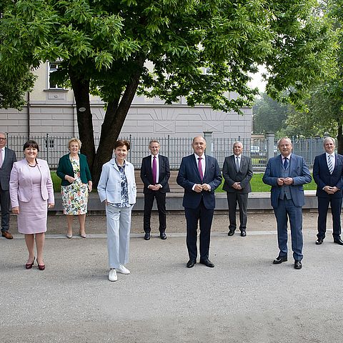 Gruppenfoto der PräsidentInnen