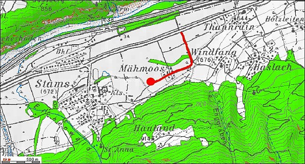 © Land Tirol /Gruppe Forst Lageplan Forstgarten Stams
