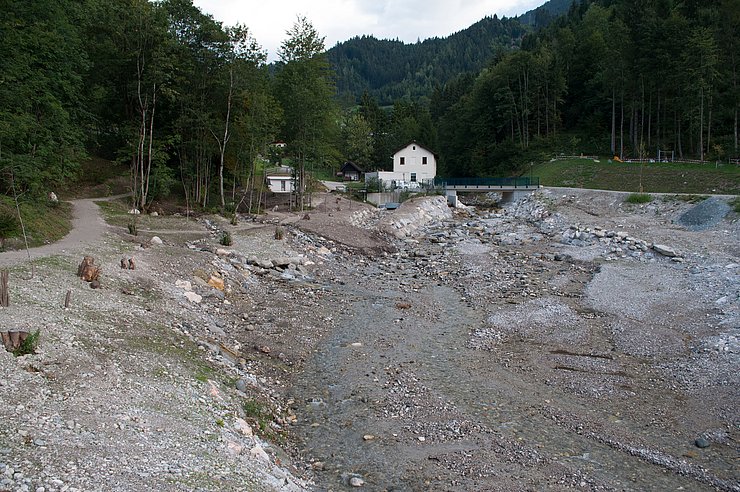 Geschieberückhaltebecken