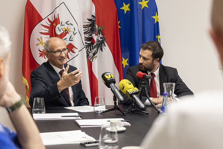Medientermin mit LH Anton Mattle und LHStv Georg Dornauer