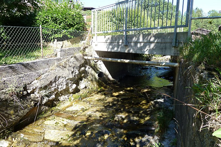 Brücke Ledergasse vorher