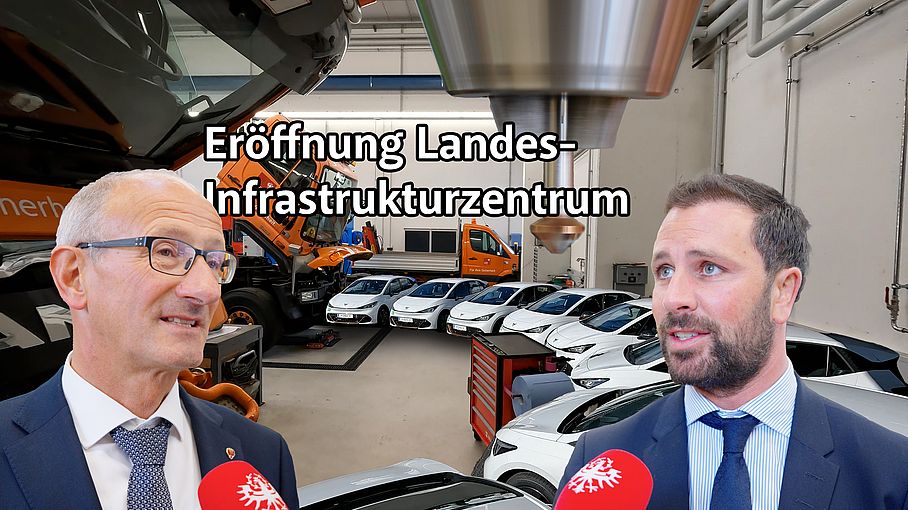 Eröffnung des Landes-Infrastrukturzentrums in Innsbruck