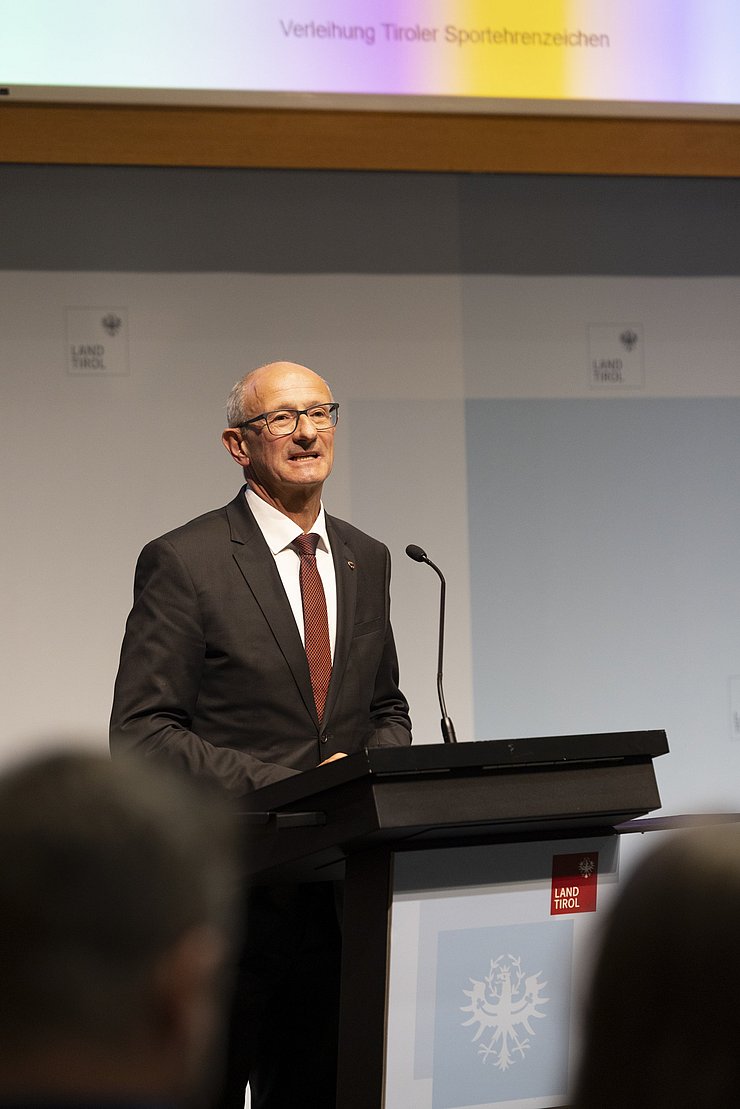 © Land Tirol/W9 Mario Webhofer Impressionen Festakt Verleihung Tiroler Sportehrenzeichen 03. November 2025