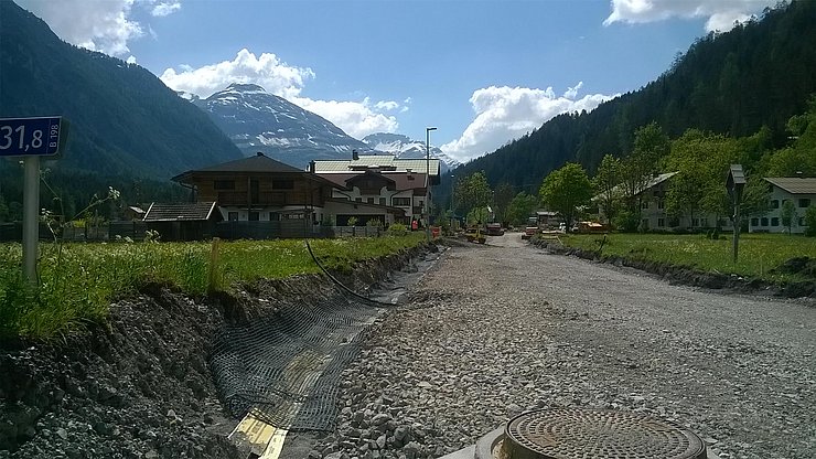 Einbau ungebundene Tragschichten 