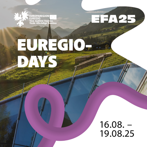 Sujet EuregioDays mit Foto des Forum Alpbachs