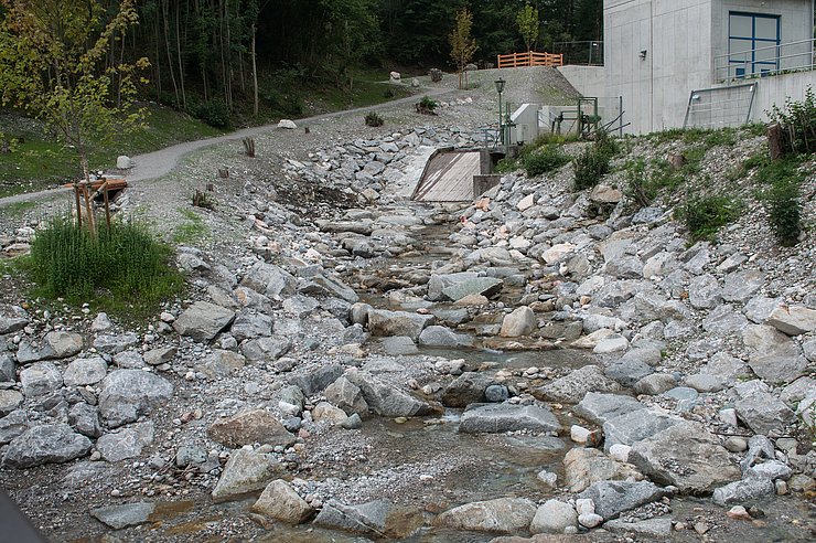 Einbindung bestehende Wehranlage