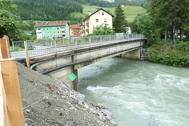 Brücke nach Mühlen vorher