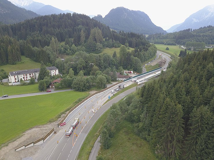 Übersicht Lärmschutz u. Brücke 