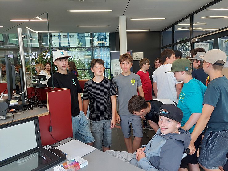 Besuch der Mittelschule Vils