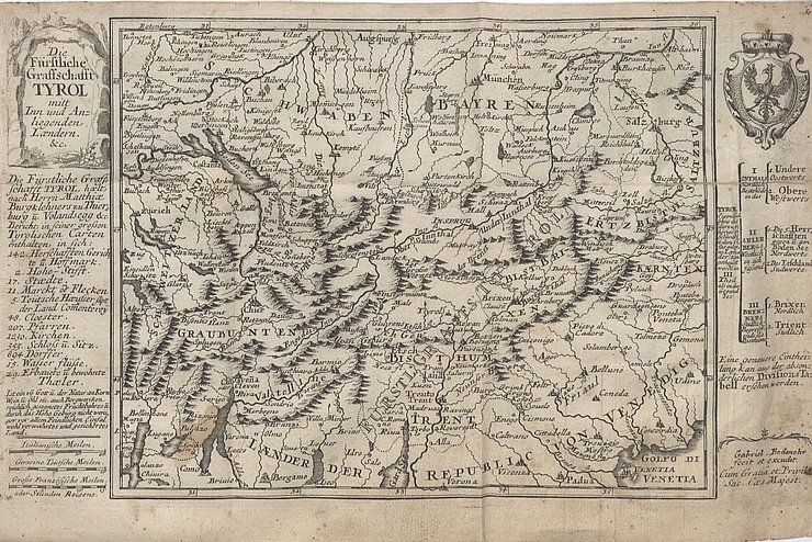 Tirolkarte um 1700