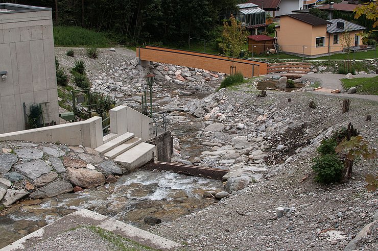 Übersicht Werhanlage - Fußgängerbrücke