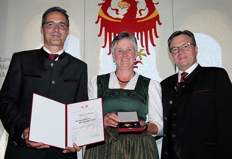 Theresia Schiffmann machte sich um die Landwirtschaft und das Tiroler Heimatwerk besonders verdient.