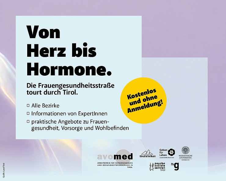 © Land Tirol Frauengesundheitsstraßen 2026