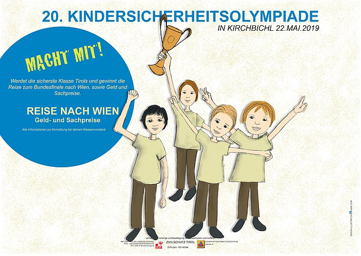 Zivilschutz Olympiade Plakat