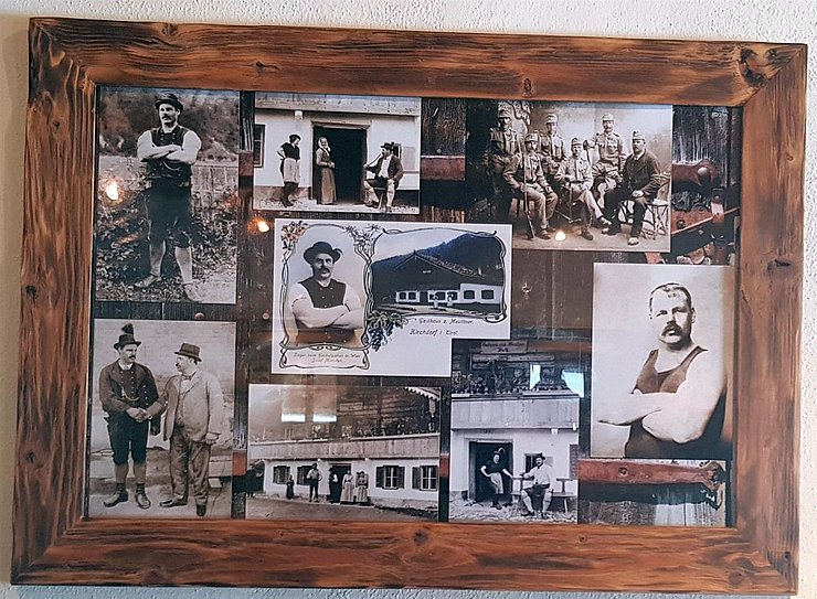 Collage im "Metzgerhaus" in "Kirchdorf"