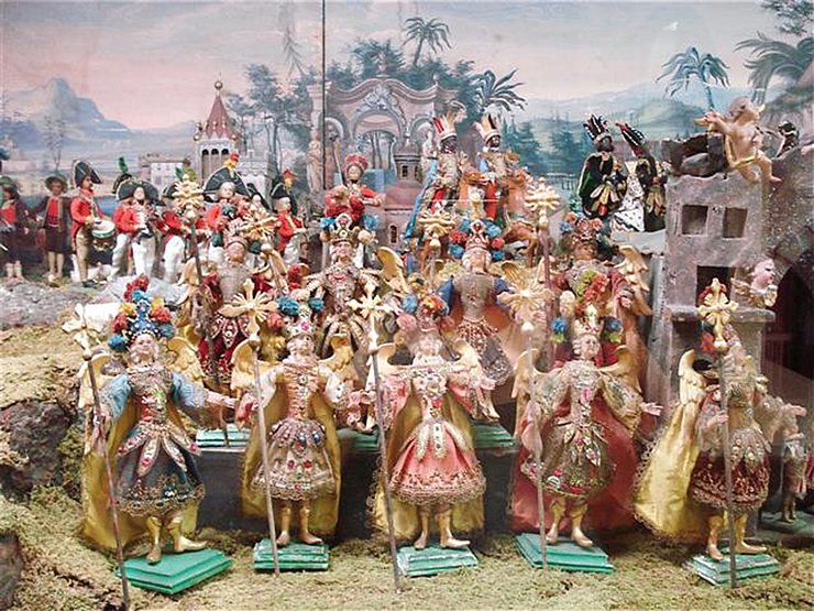 Krippe im "Heimat- und Krippenmuseum" in Zirl
