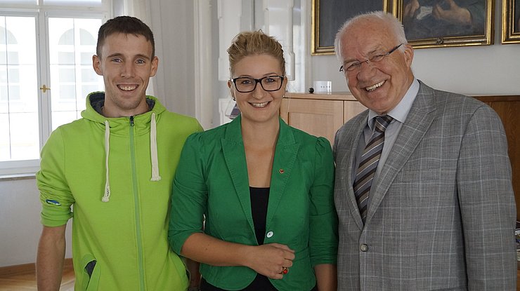 © Landtagsdirektion LTP van Staa gratuliert dem neuen Ausschussobmann Angerer und seiner Stellvertreterin Kaltenhauser