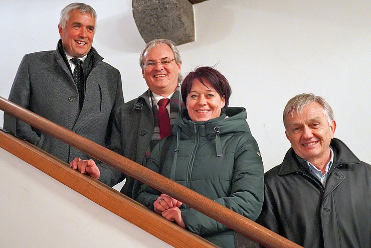 Gruppenbild der LandtagsdirektorInnen.