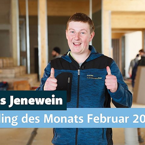 Mathias Jenewein, Lehrling des Monats Februar 2025