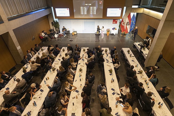 Die Galanacht der Lehrlinge fand im Großen Saal des Landhauses in Innsbruck statt.