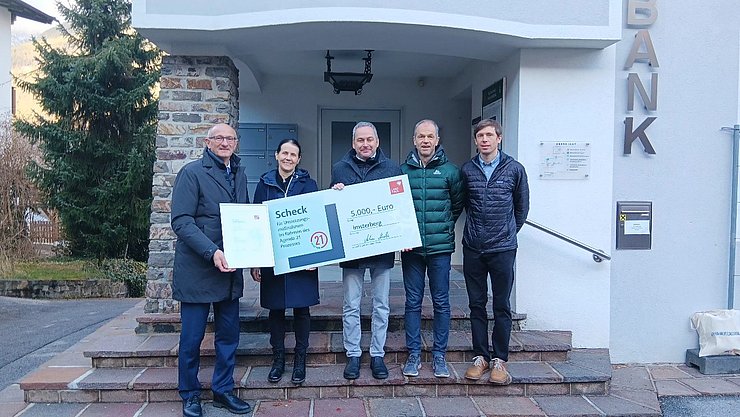 Zertifikatsübergabe Gemeinde Imsterberg