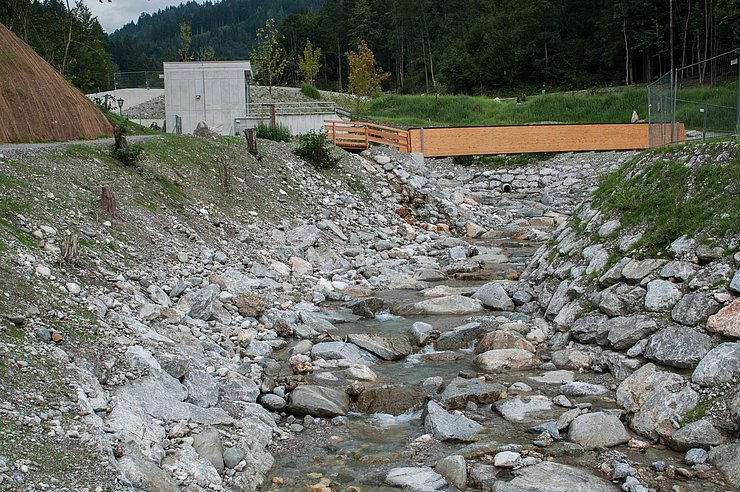 Neubau Brücke Wanderweg