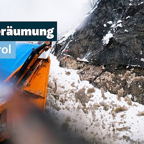 Schneeräumung in Tirol