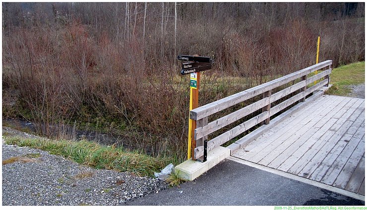 Öffentliches Wassergut Zillertalbahn, Brücke