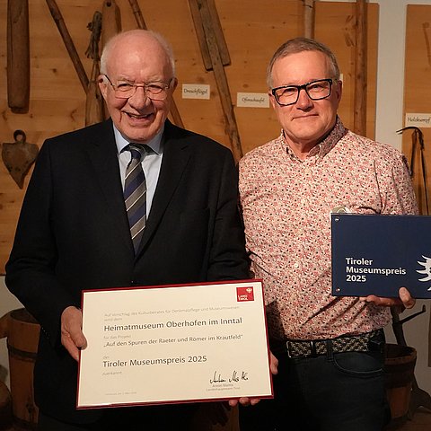 Der Tiroler Museumspreis 2025 geht an das Heimatmuseum Oberhofen