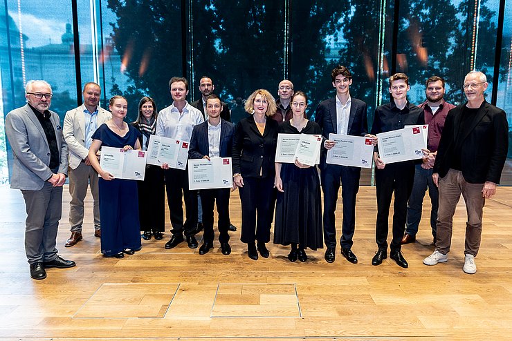Gruppenfoto der Preisträger