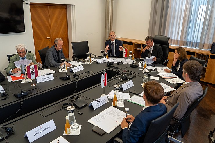 © Tiroler Landtag/Oswald Das Treffen fand im Südtiroler Landtag statt.