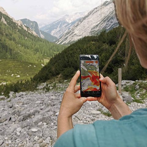Digitale BesucherInnenlenkung gehört inzwischen auch zum Aufgabenfeld der Naturpark-Ranger. 