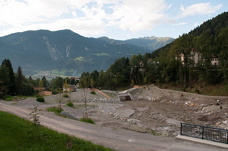 Geschieberückhaltebecken