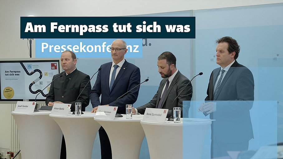 Am Fernpass tut sich was | Pressekonferenz