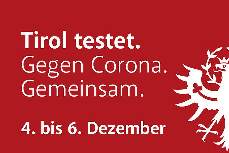 Gegen Corona. Gemeinsam. Die Tests werden auf freiwilliger Basis und kostenlos durchgeführt. 