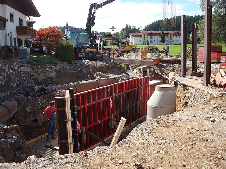 Schalungsarbeiten Kastendurchlass - 15. September 2010