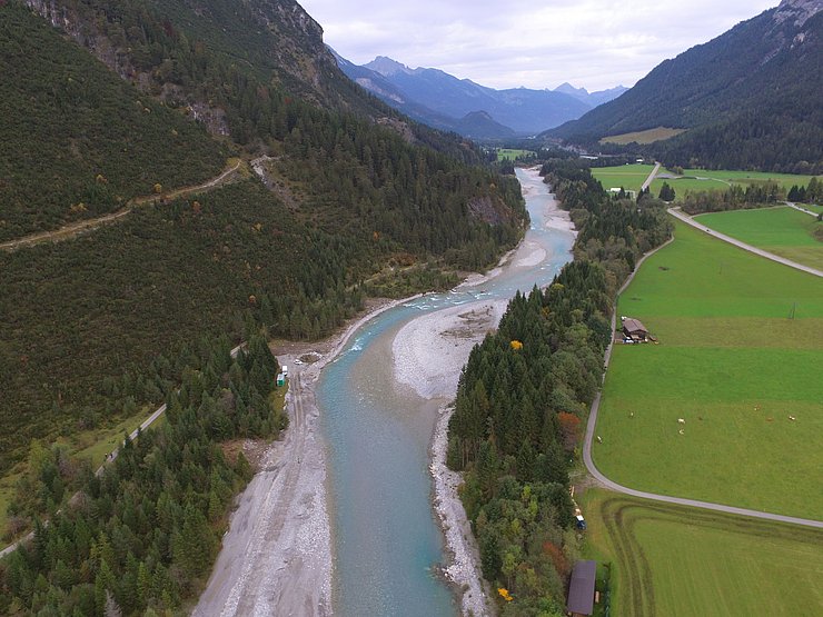 Blick auf die Baustelle