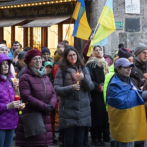 Gruppenfoto Ukraine Gedenkfeier