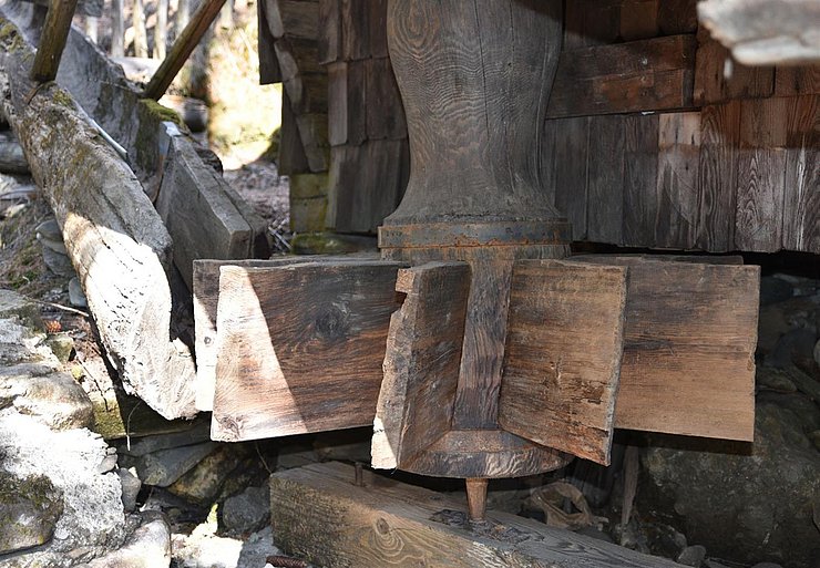 Mechanik im "Kalser Kulturgut Stockmühlen"