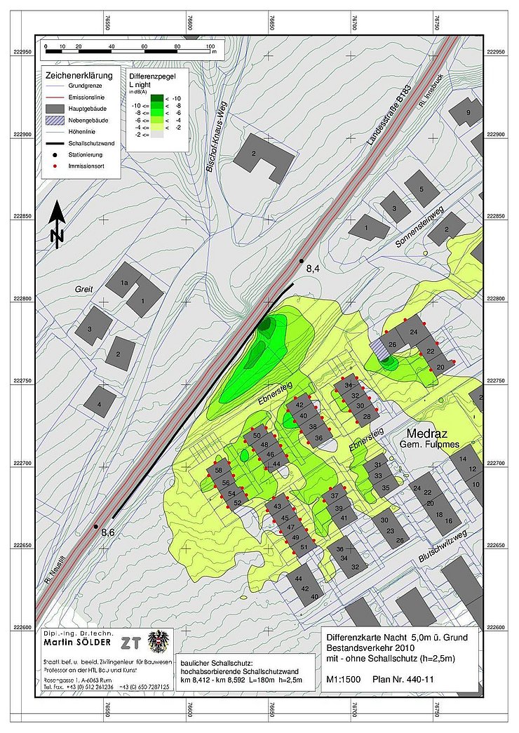 Lärmkarten Medraz