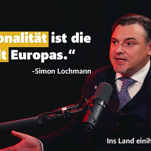 „Regionalität ist die Vielfalt Europas." Simon Lochmann