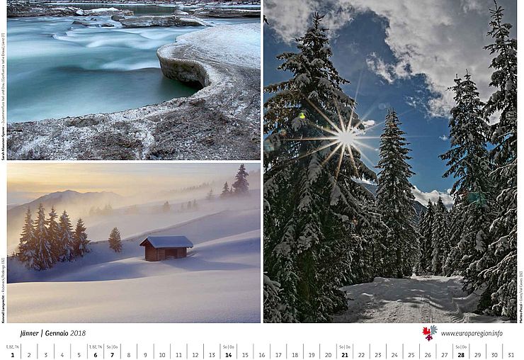 Beim Euregio-Kalender 2018 waren bereits tolle Fotos dabei.