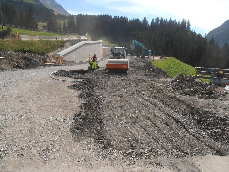 Frostkoffer schütten Gehren Richtung Steeg