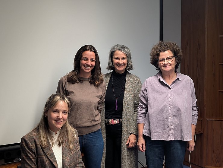 © Land Tirol Salzmann von li. Daniela Friedle, Stv. Antidiskriminierungsbeauftragte, Maria Koch, Petra Innerkofler, Petra Flieger