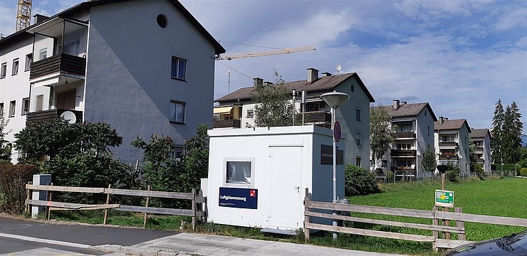 Messstelle Wörgl / Stelzhamerstraße Blickrichtung Norden
